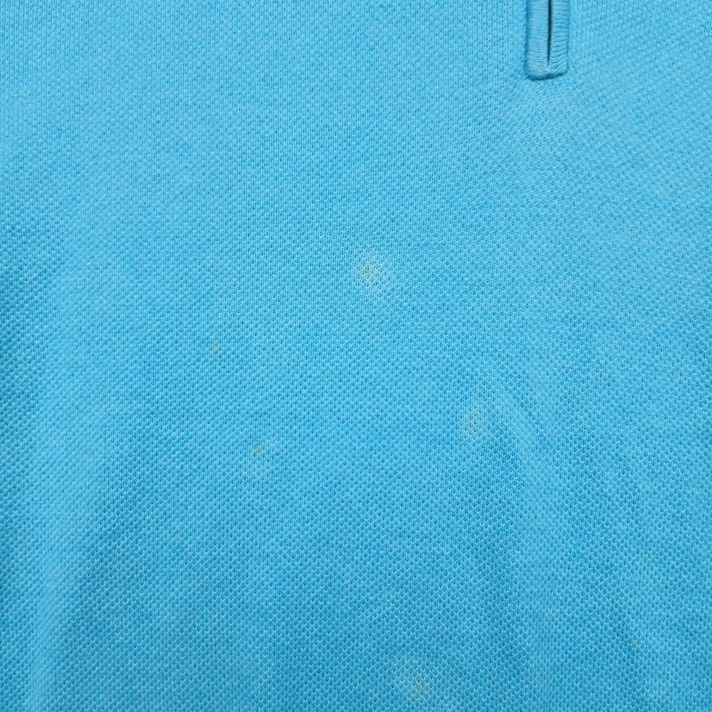 Brooks Brothers Men's XXL Blue 1/4 Zip‎ Sweater Cotton Silk Cashmere Blend Read